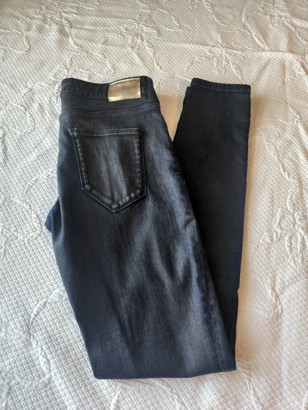 Roberto Cavalli Black Washed Skinny Jeans
